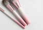Brosse de lecture blanche rose de maquillage de couleur de gradient de Vonira 10 PCS avec le logo de marque de distributeur de fibre de maïs