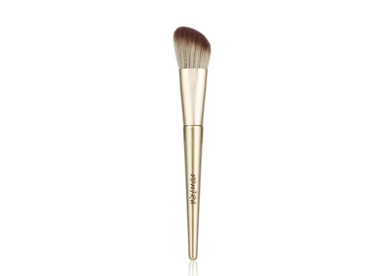 Pinceau de maquillage professionnel bombé pour le visage, longueur totale 184 mm, longueur des poils 50 mm, pour blush en poudre et highlighter
