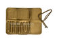 La caisse de poche de crayons d'artiste de sacs de brosse de maquillage de trous de Comestic 10 enroulent le support de stockage