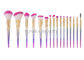 Brosse de lecture de maquillage d'oeil avec la poignée de couleur de gradient, brosses de maquillage de bonne qualité