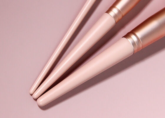 Pinceau éventail bronzant Vonira Beauty, pinceau à poudre avec poils de chèvre synthétiques de luxe, fonction Taklon PBT