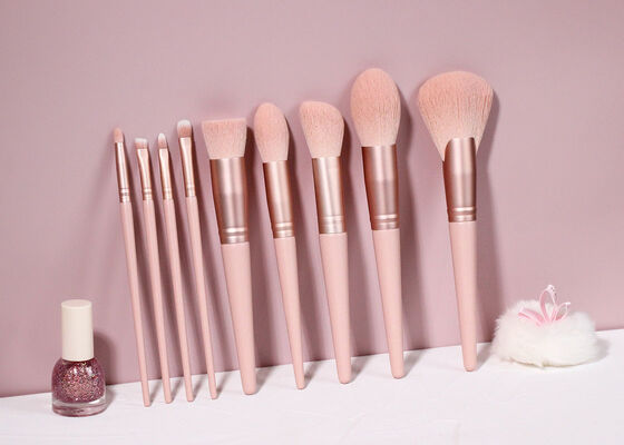 Pinceau éventail bronzant Vonira Beauty, pinceau à poudre avec poils de chèvre synthétiques de luxe, fonction Taklon PBT