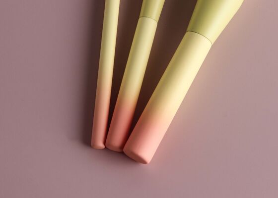 Pinceau Enlumineur de Précision Vonira Beauty Luxury avec Manche en Bois Dégradé