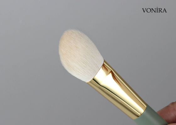 Brosse de contour visage en poils de chèvre naturels Vonira, vente en gros personnalisée, avec service d'étiquetage privé