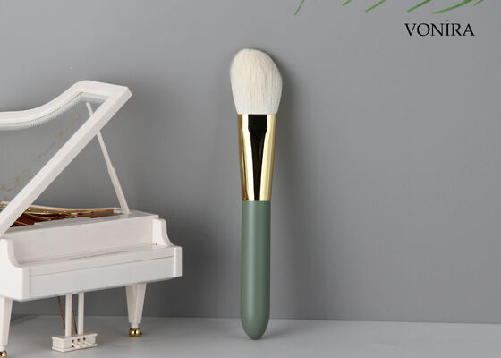 Brosse de contour visage en poils de chèvre naturels Vonira, vente en gros personnalisée, avec service d'étiquetage privé