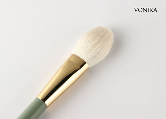 Vonira personnalisé en gros maquillage naturel de poils de chèvre brosse à joues rouge avec service de marque privée
