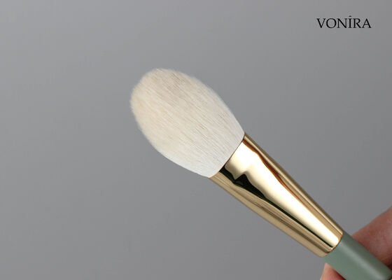 Vonira personnalisé en gros maquillage naturel de poils de chèvre brosse à joues rouge avec service de marque privée
