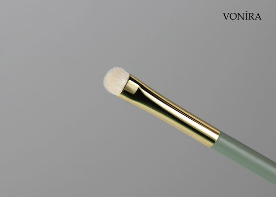 Brosse estompeuse pour les yeux en poil de chèvre blanc naturel Vonira, vente en gros personnalisée, avec service d'étiquetage privé