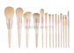 Rosy Gold Synthetic Hair Brush ISO9001 pour la prise de déplacement