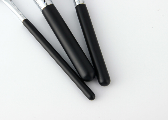 Synthétiques naturels de base maquillage de cheveux de 10 morceaux brosse de lecture la collection avec la poignée en bois