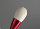 Brosse de mélange du maquillage 12PCS de brosse de lecture de poudre de point culminant rouge synthétique de base