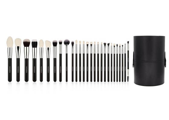 Vonira 27 morceaux de maquillage de brosse de lecture de luxe avec le cylindre de brosse