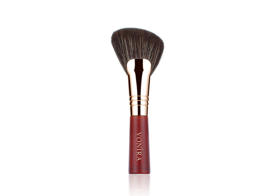 Fan à angles de beauté de Vonira la grande balayent la fan de Bronzer que la joue de maquillage de brosse rougissent outil cosmétique de brosse de Sheering de brosse