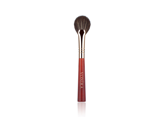 Cosmétique de Mini Fan Eye Makeup Brush de beauté de Vonira le petit de barre de mise en valeur de brosse de cheveux synthétiques professionnels de Vegan rougissent brosse