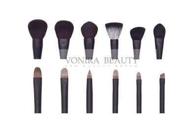 12 pièces de pinceaux de maquillage de marque privée ensemble de pinceaux cosmétiques synthétiques manche en bois