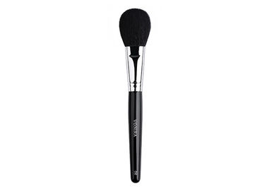 Brosse non coupée de luxe de poudre de cheveux de nature de taille normale avec l'olive de cuivre