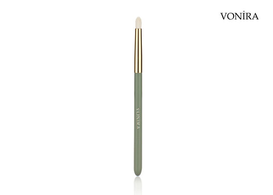 Brosse à eye-liner Vonira personnalisée en gros, poil de chèvre blanc naturel, avec service d'étiquetage privé