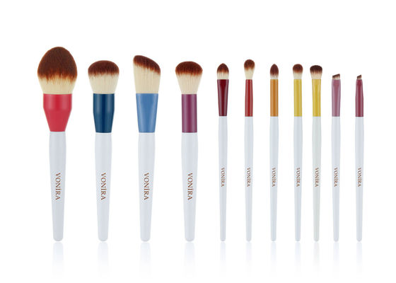 11Pcs Handcrafted Crystal Fiber Makeup Brush Set nano
