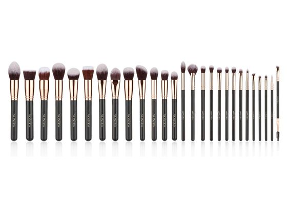 Le maquillage synthétique de cheveux de Vegan balaye 27Pcs avec Forest Wood Handle