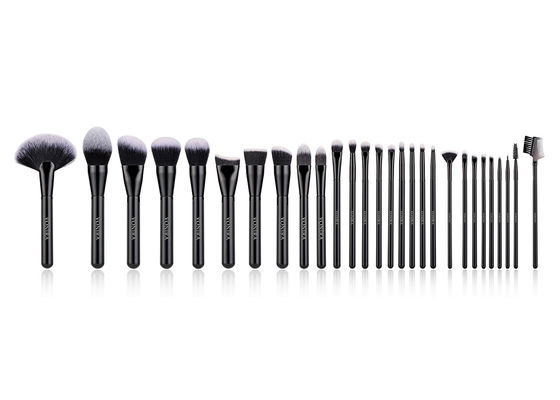 Brosses synthétiques professionnelles de luxe du maquillage 28PCS d'OBM