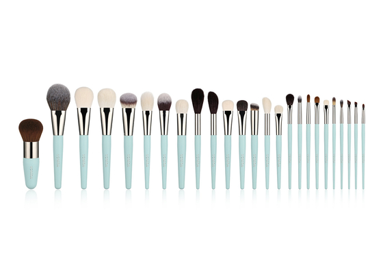 Brosses synthétiques de maquillage de cheveux de sable de chèvre d'écureuil de Vonira avec la poignée en bois de bouleau