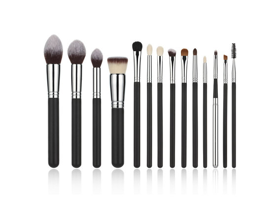 14 morceaux de maquillage professionnel de base balaye l'ensemble de collection avec la marque de distributeur