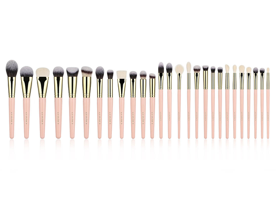 Logo fait sur commande de cheveux de haute catégorie de maquillage de collection synthétique de brosse de lecture 27 morceaux